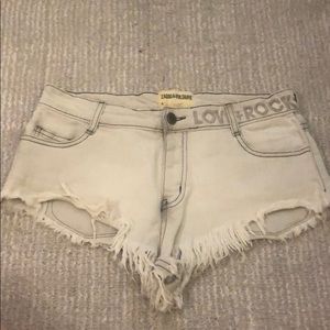 Zadig & Voltaire Love Rock Jean shorts